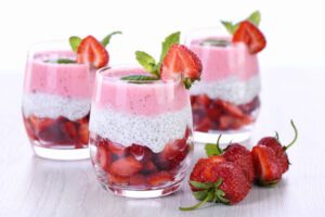 Receta de Pudín de Chía con Frutas para el desayuno Vivo a Pleno Magazine
